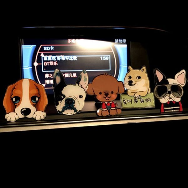 

car ornament solid fragrance air conditioner outlet clip car outlet perfume cute puppy dog automobiles air freshener