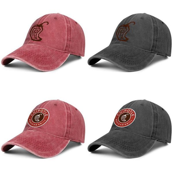 

chipotle mexican grill fashion baseball cap ball custom adjustable vintage hat youth denim chipotle_logo logo emblem burritos, Blue;gray