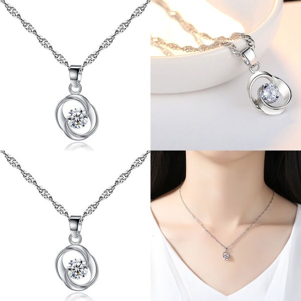 

jewelry temperament diamond necklace love pendeloque cut natural stone pendants mixed statement necklaces 2015 silver chains 18 inch