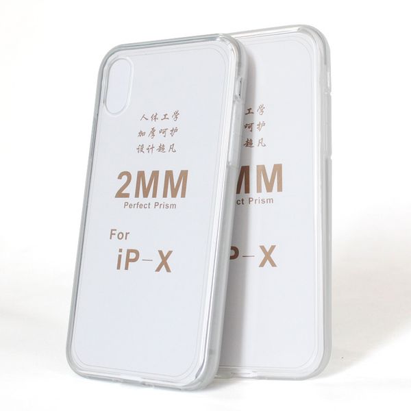 

factory sell transparent silicone tpu for iphone 8 plus tpu cover designer phone case 2.0mm thickness cover for iphone xs max case