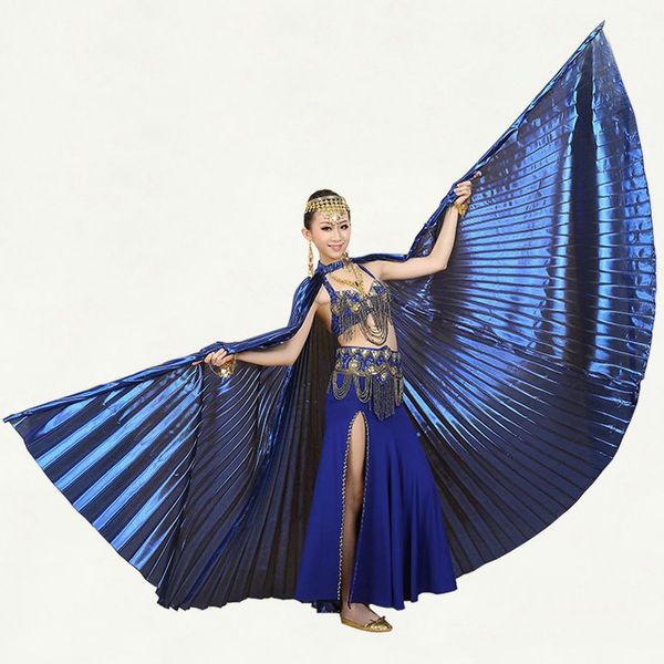 

2018 beautiful belly dance isis wings oriental design new wings without sticks, Black;red