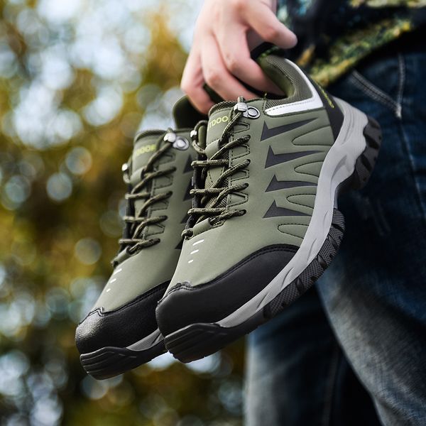 

khaki brown olive green fashion outdoor running shoe for mens women outdoor shoes mens trainers sport sneakers homemade brand made in china, White;red