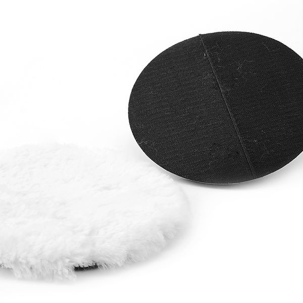 

new 7pc 3/4/5/6/7'' car polisher polishing waxing buffing woolen&sponge pads kit m2ed