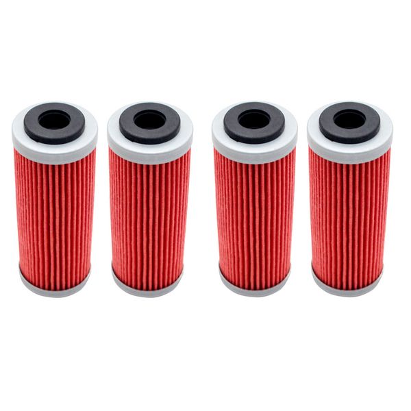 

4/6pcs cyleto motorcycle oil filter for sx sxf sxs exc exc-f exc-r xcf xcf-w xcw smr 250 350 400 450 505 530 2007-2016