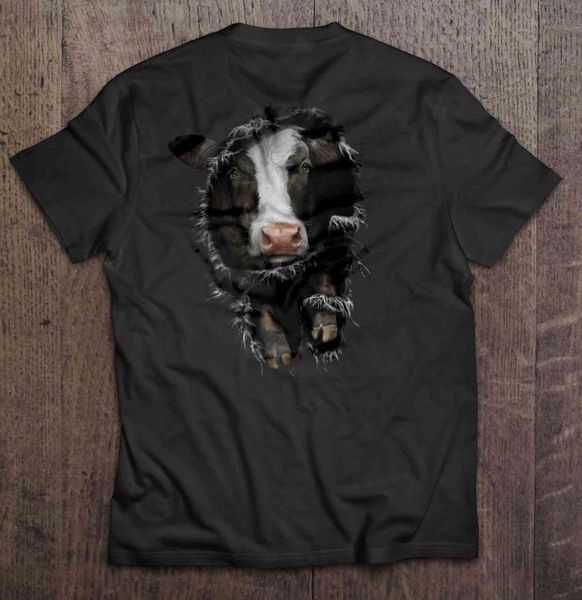 

men t shirt dairy cow cute women t-shirt, White;black