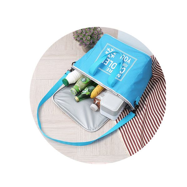 

20l outdoor picnic bag cooler bags oxford cloth waterproof insulation lunch cold box s55