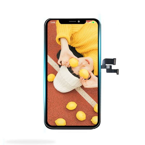 

jk incell display for iphone xs 1:1 perfectly grade a +++ lcd display touch digitizer screen complete assembly replacement with dhl