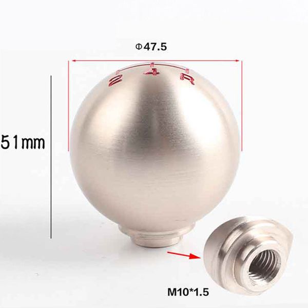 

1pc 5/6 speed aluminum shift knob gear shifter for jdm civic fd2 type-r