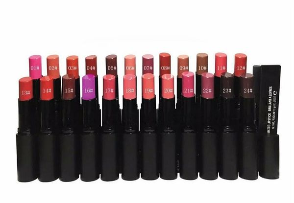 

cosmetics matte lipstick makeup lipstick maquillage lipgloss make up lipsticks 24 colors epacket +gift