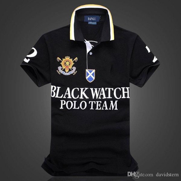 

new winter explosion models in high summer new color men's short sleeve polo shirt air force one polos embroidery, White;black
