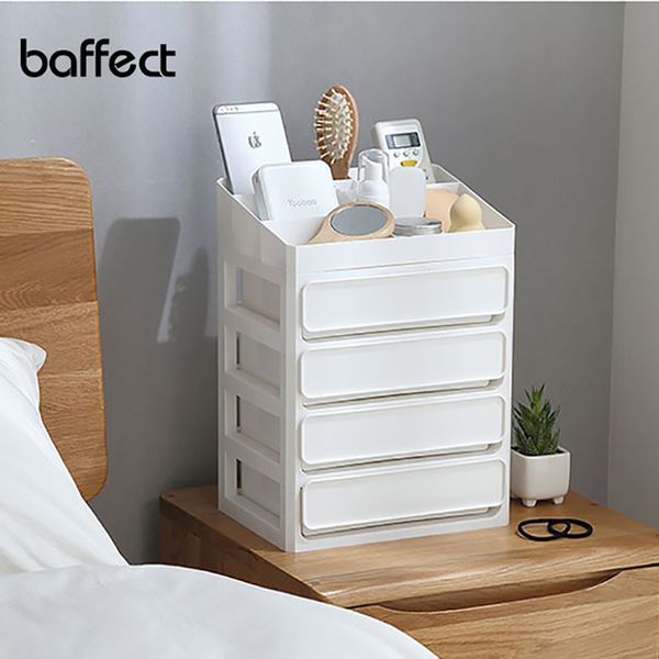 2019 Baffect Make Up Organizer Multi Layer Plastic Container Box