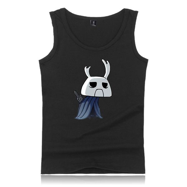 

hollow knight fashion printed tank women/men summer cool sleeveless 2019 casual trendy streetwear clothes, White;black