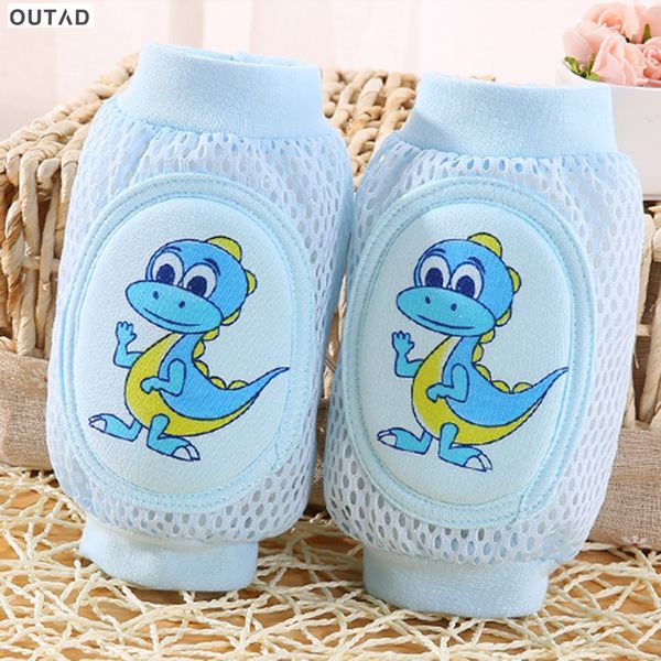 Baby Toddler Breathable Mesh Cotton Cartoon Crawling Elbow Knee Pads Protector