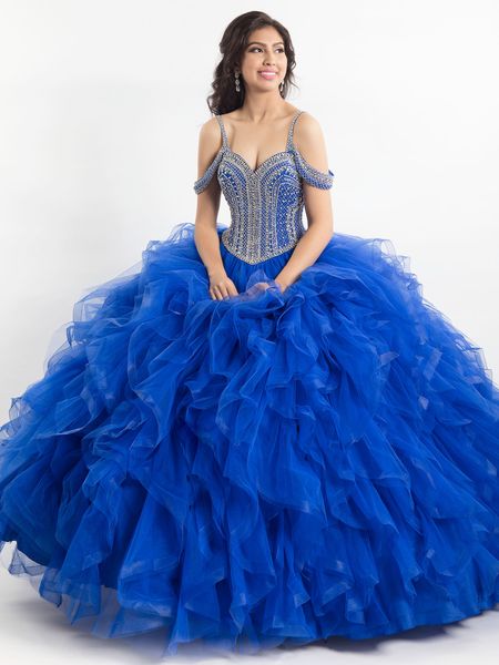 

pretty royal blue watermelon straps beads quinceanera dresses special occasion party dresses dance prom dresses custom size 2-18 kf101378, Blue;red