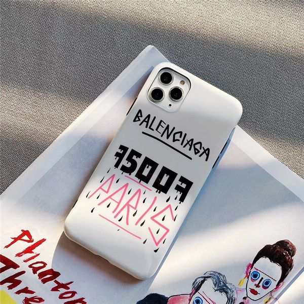 

One Piece Luxury матовой IMD мягкого телефон чехол для iPhone 7 8Plus XR 11 PRO моды MAX крышки граффити дизайнер телефона дело обратно