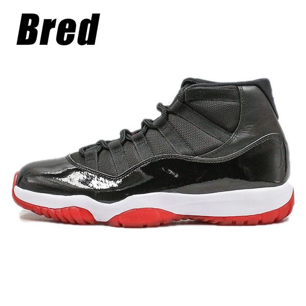 

outdoor bred 11 basketball shoes 11s slam dunk designer shoes black red high breathablerts sports shoes mans sneaker