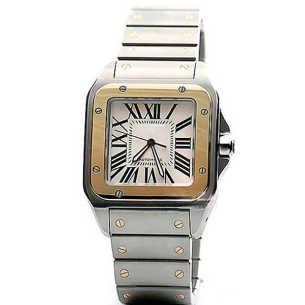

Ограниченное количество автомобилей Sans серии W200728G наручные мужские часы с автоматическим механизмом белое лицо 316L сталь оригинальный ремешок часы мужчины
