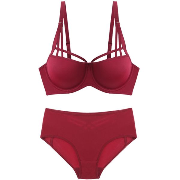 

белье новые плюс размер женщин на сексуальное нижнее белье бюстгальтер набор белья дамы толкать вверх комплект белья, Red;black