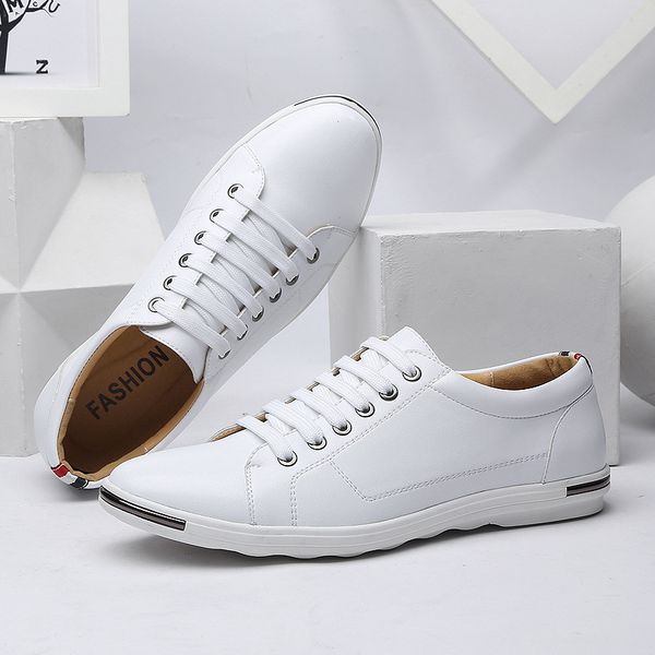 

men's shoes fashion leather shoes leisure, Black