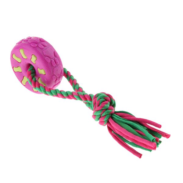 

pet dog sound tire toy, puppy exercise, play, train interactive rope knot