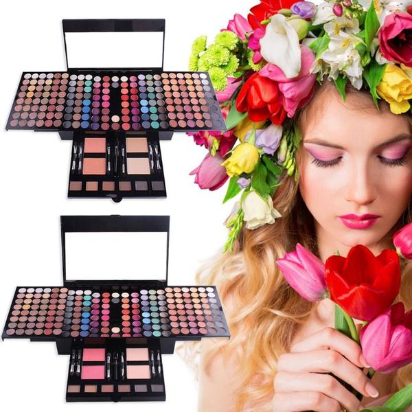 

180 colors eyeshadow palette make up set beauty women cosmetic case