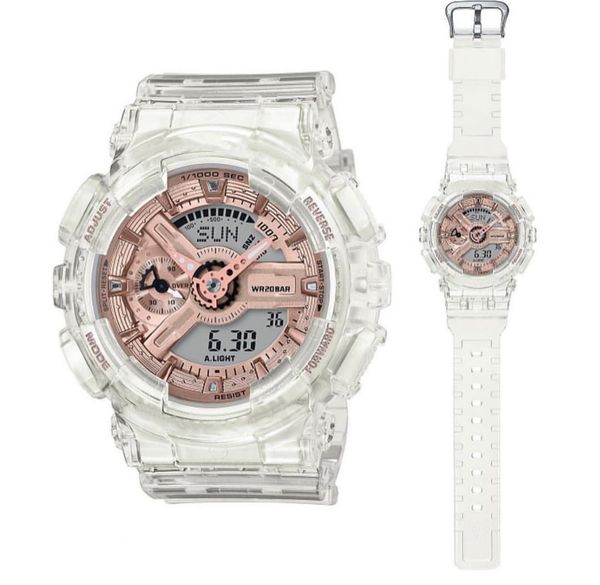 

женщины спорт часы открытый спорт авто свет g стиль shock наручные часы завод оптовая противоударный многофункциональные часы часы высокого, Slivery;brown