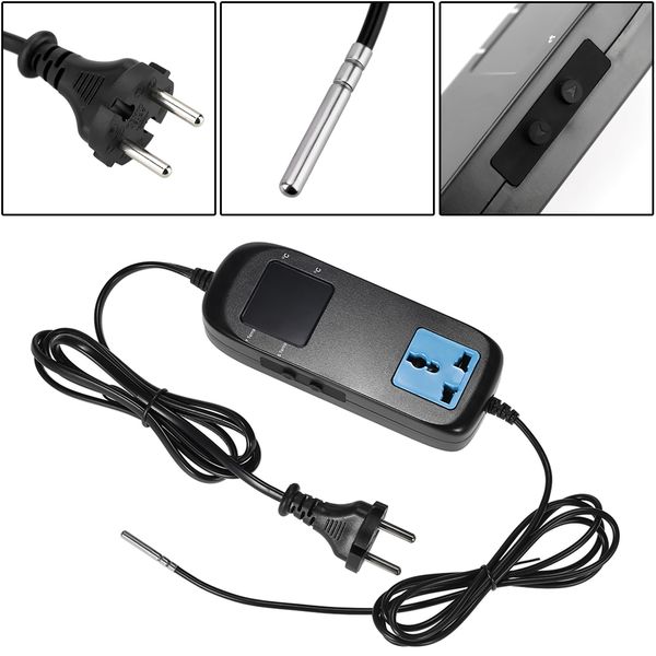 

electronic temperature instruments thermostat led digital display breeding temperature controller thermocouple thermostat socket
