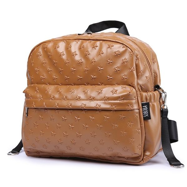 

baby bag for mother waterproof large capacity stroller bags for baby care 3d stars brown diaper bags backpack fashion nappy bag