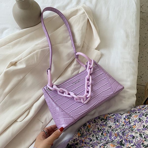 

fashion new handbags pu leather women bag small incense wind chain lozenge shoulder bag lock stereotypes lattice