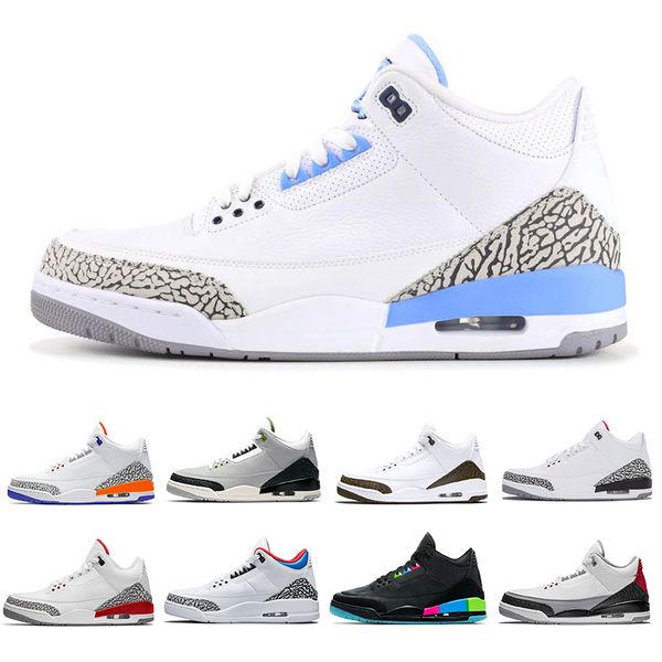 

black cat iii knicks rivals men basketball shoes unc mocha chlorophyll varsity red katrina tinker white cement sports sneakers 41-47