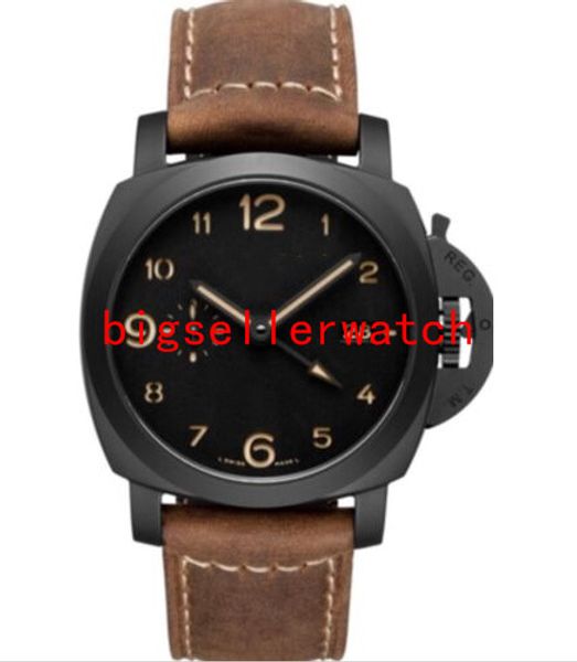 

men's sport watches watch 44mm gmt ceramic mechanical automatic mens watch watches, Slivery;brown