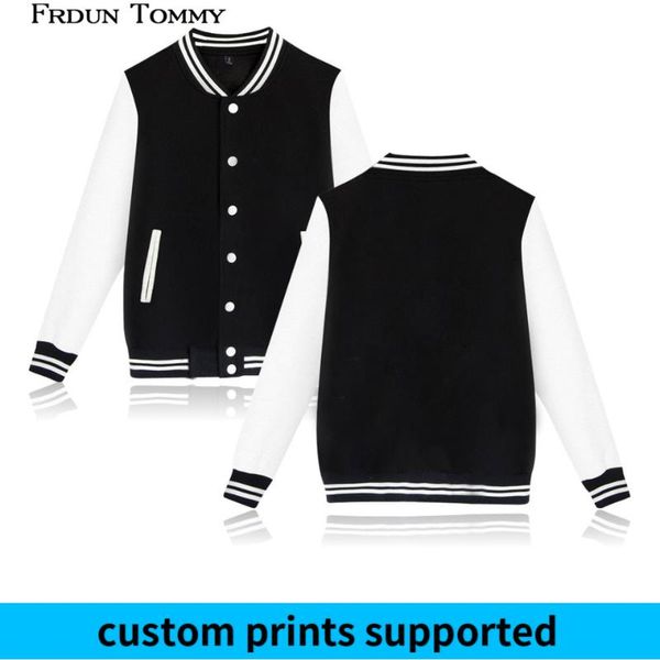 

frdun pure color baseball jacket warm high collar casual fashion winter/autumn thick plus size coats custom, Black;brown