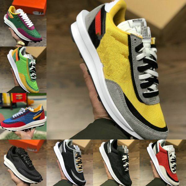 

mens running sports shoes ldv waffle women undercover waffle racer black white tripe daybreak trainers varsity outdoor sneakers