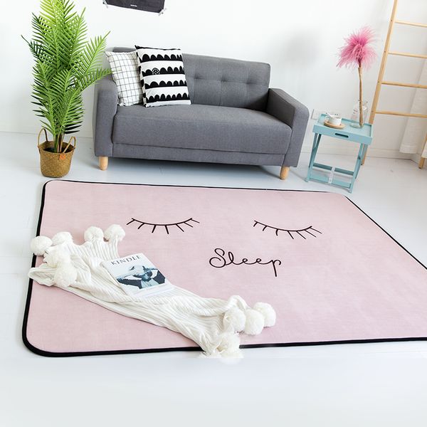 

150x200cm sleep eyes carpets for living room creative soft rugs and carpets for bedroom children play floor mat sofa area rug