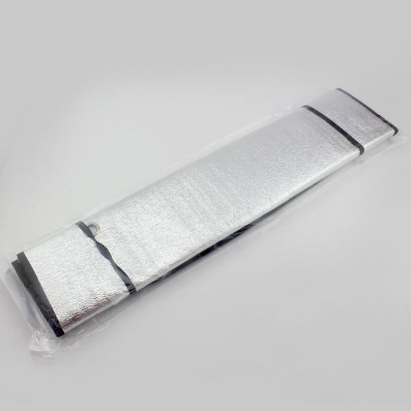 

summer double-sided car mounted sun shade sun protection insulated aluminum foil block car shade front windshield wholes
