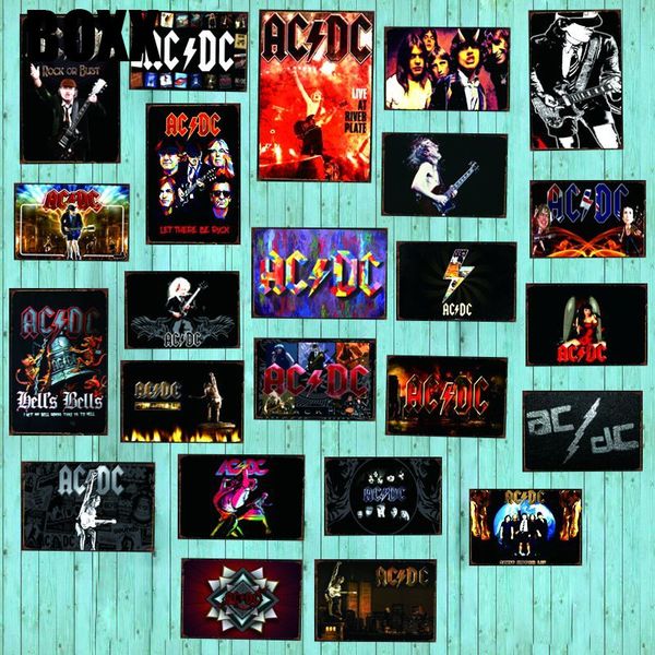 

рок музыка винтажная музыка звезда металлическая жестяная вывеска настенный бар паб отель кафе домашнее искусство гараж ремесло декор куадро