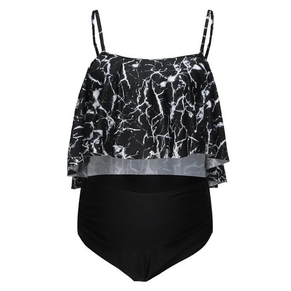 

women 2020 summer maternity tube print bikini printed sling split lisure swimsuit fashion swimsuit #lr1, White