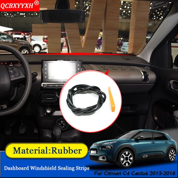 

car-styling anti-noise soundproof dustproof car dashboard windshield sealing strips accessories for c4 cactus 2013-2018