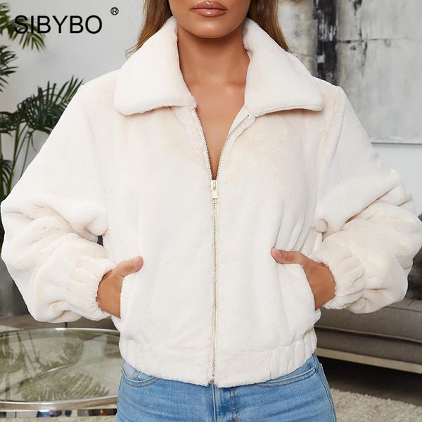 

sibybo autumn winter cashmere casual jacket women fashion long sleeve women jackets and coats outwear pockets ladies 2019, Black;brown