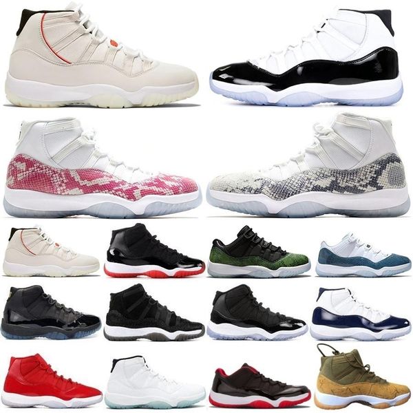 

new sale 11 low blue snakeskin bred closing ceremony navy gum basketball shoes men 11s unc cherry varsity red emerald sneakers