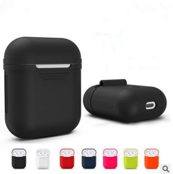

Fa hion 16 color for apple airpod ilicone ca e portable oft tpu ultra thin protector cover leeve pouch for air pod earphone ca e