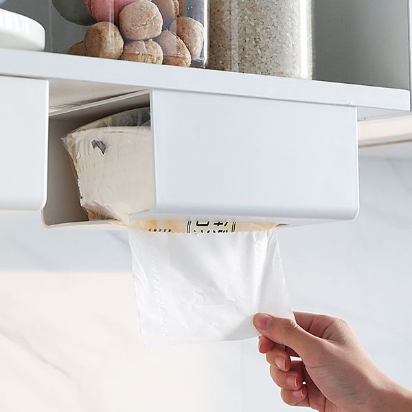 

nile kitchen paper storage box tissue box paste wall-mounted paper towel holder toilet tissue