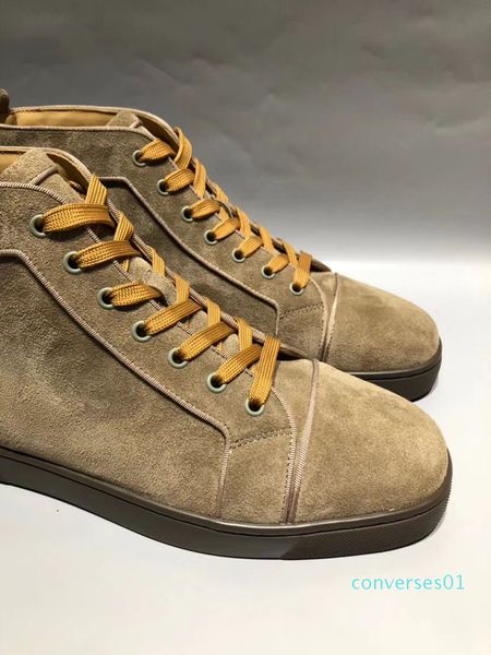 

designer boots printing trend personality casual women shoes for men s women s couple models red bottoms co01, Black