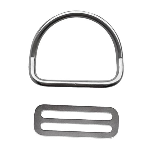 

magideal 2set heavy duty scuba diving weight belt keeper with bent d ring for 5cm / 2 inch standard webbing strap accessories