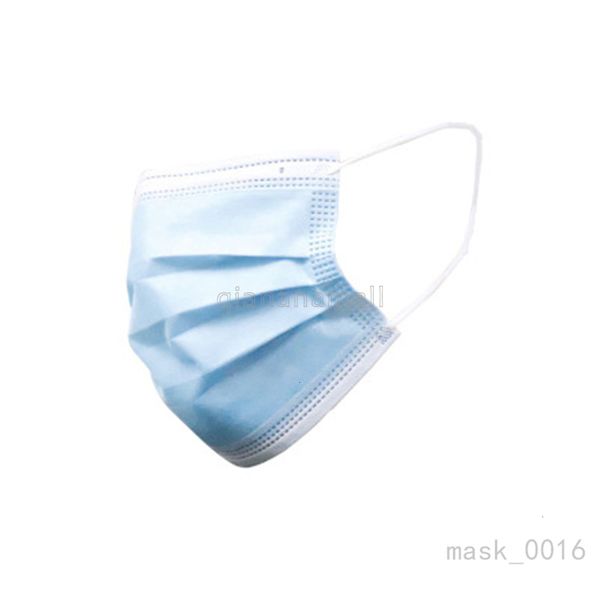 

stockdisposable face in masks with elastic ear loop 3 ply breathable and comfortable for 1pcs blocking dust air pollution pack