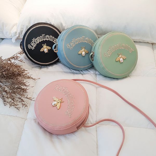 

women's bag new 2020 korean version of the fashion round cake bag trendy messenger