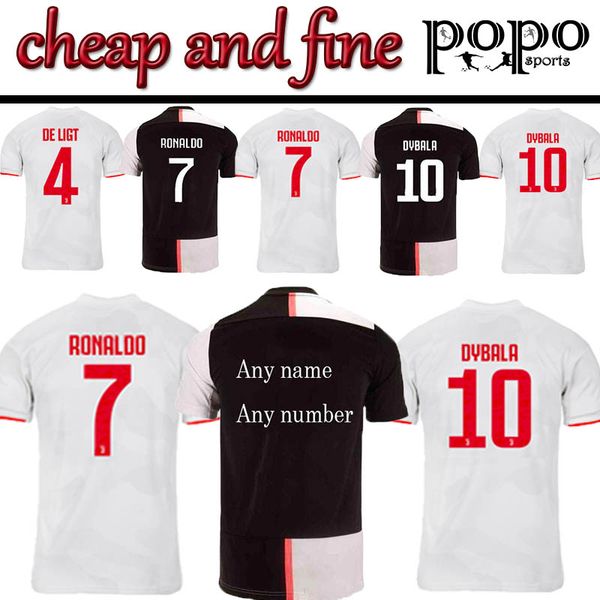 

New juventu 19 20 della juvent and fine occer jer ey 7 ronaldo 11 d co dr 10 dybalr 9 higuain