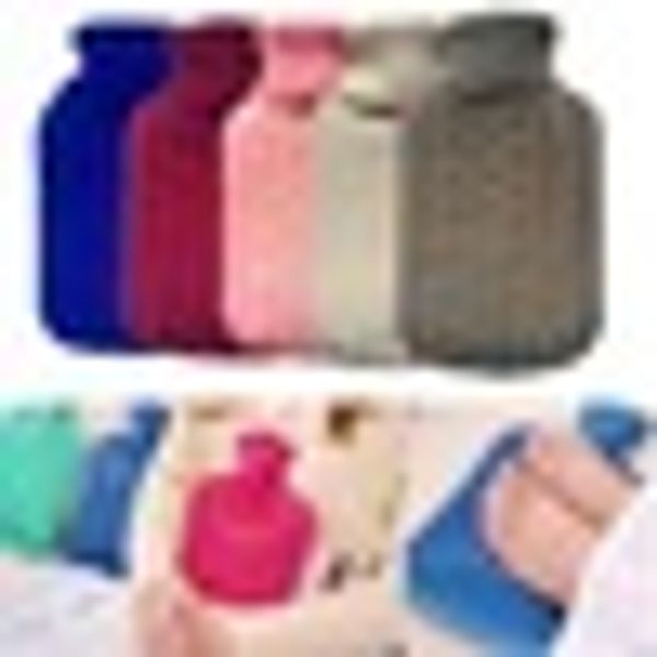 

2l water bottle bag sleeve knitted covers relaxing heat/cold therapy 2000 ml