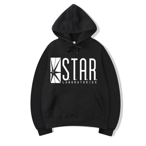 

серия мужская толстовка star s. t. a. r. labs осень зима 2019 новая мода толстовки прохладная уличная одежда спортивный костюм высокое качес, Black