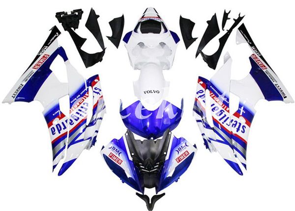 

4 подарков нового abs полных обтекатели комплекты подходят для yamaha yzf-r6 2009 2010 2008 2011 2012 2013 2014 2015 2016 кузовной набор син